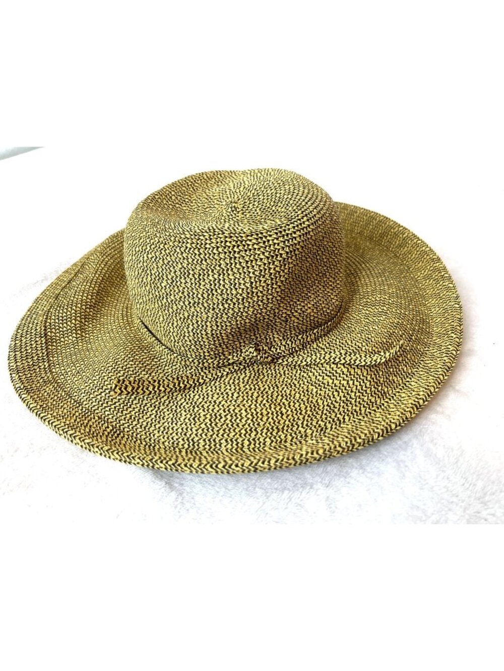San Diego Hat Co. Paper/Cotton Blend Sunhat Wide Brim Woven Resort Tie Accent